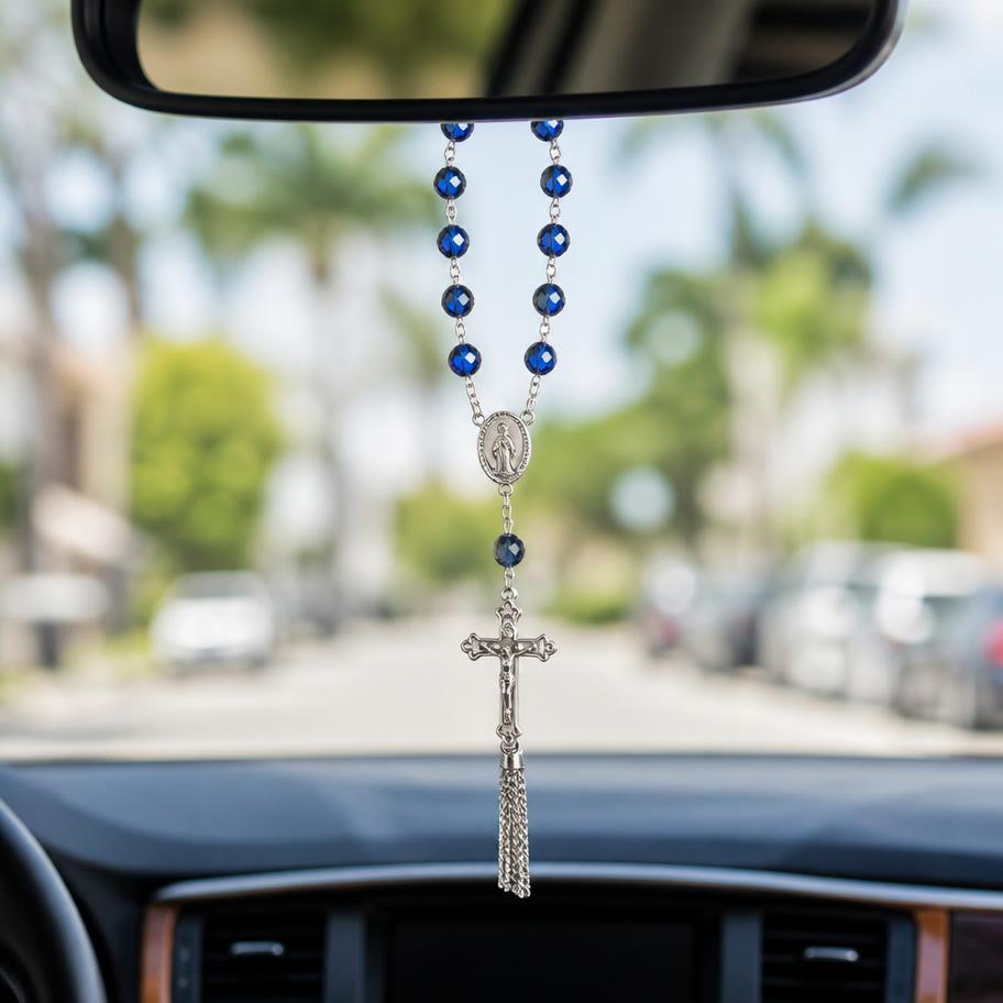 Rosario para retrovisor del auto